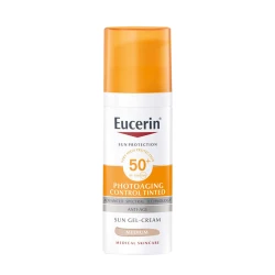 يوسيرين جل كريم حماية شمس Spf 50 لون متوسط 50مل 